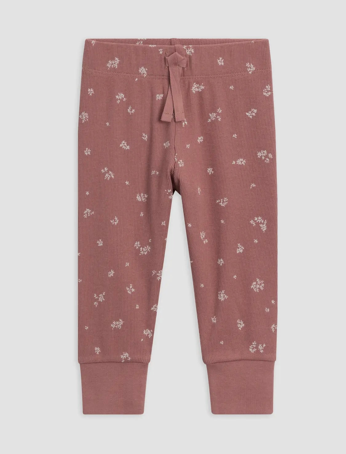 Karla - Ribbed Floral Joggers