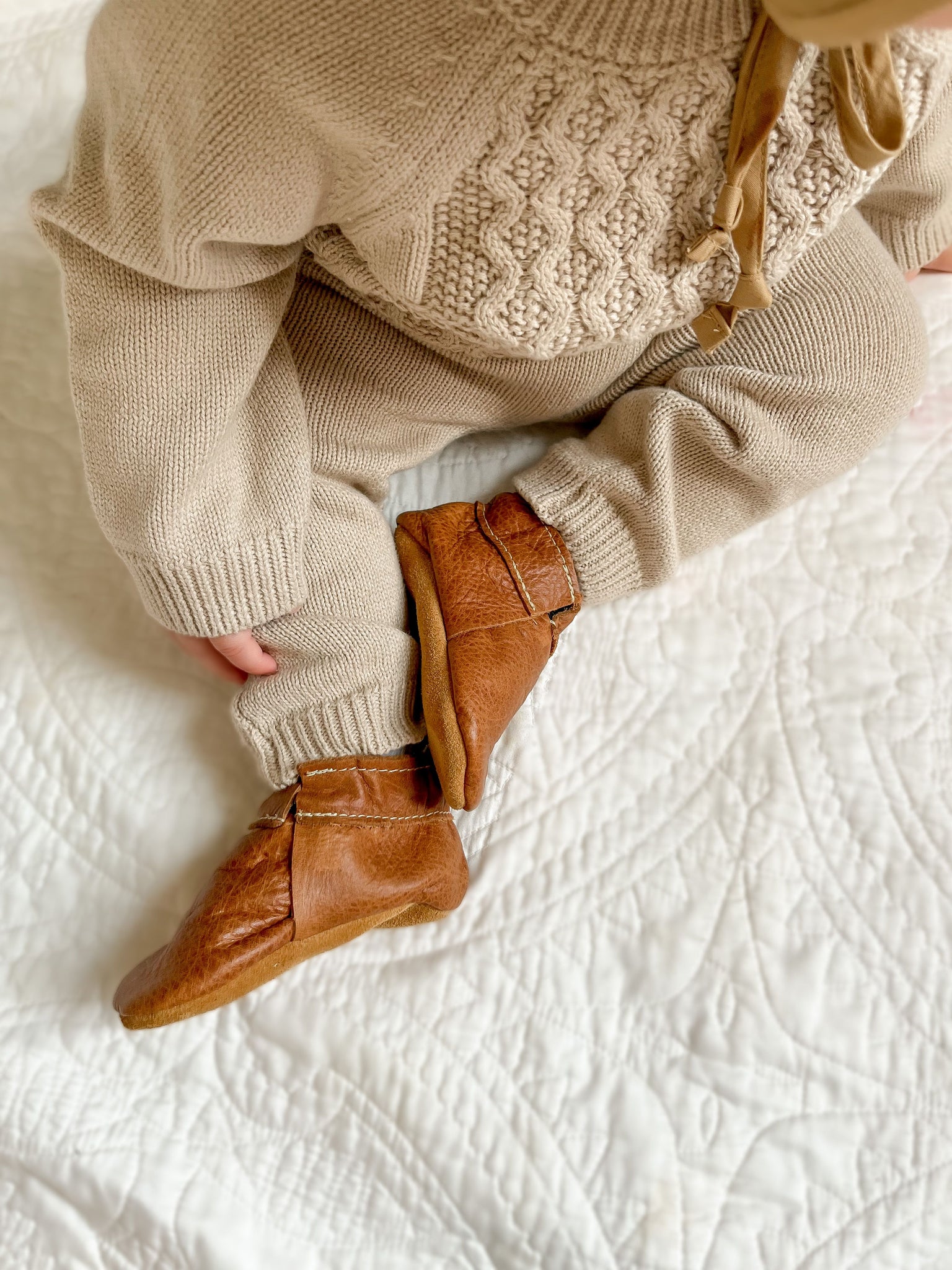 Taylor Knitted Two Piece Set - Taupe