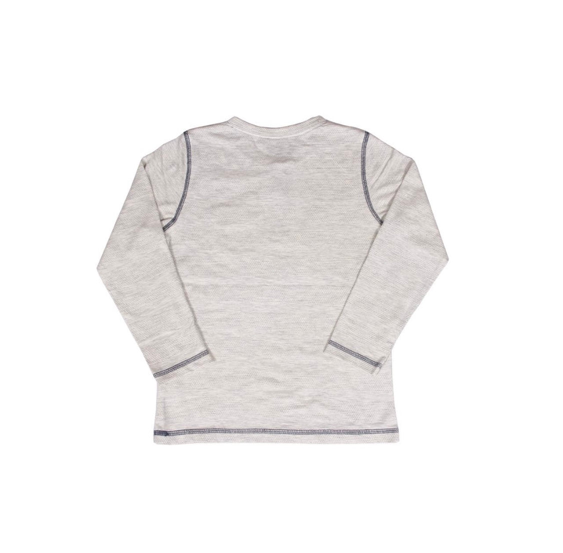 Christopher - Long Sleeve Textured Henley - Oatmeal