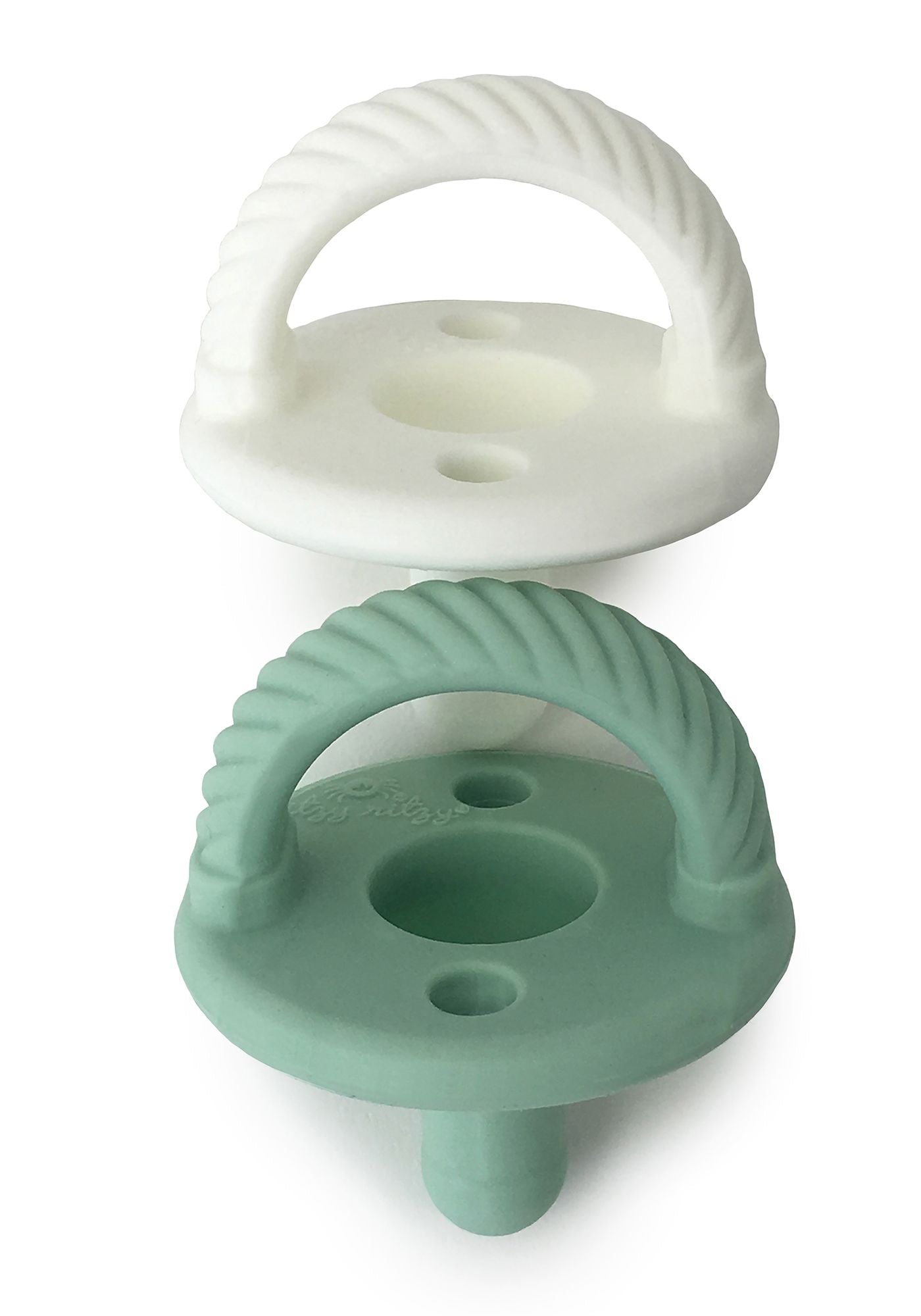 Sweetie Soother™ Pacifier Sets (2-pack) - Mint & White