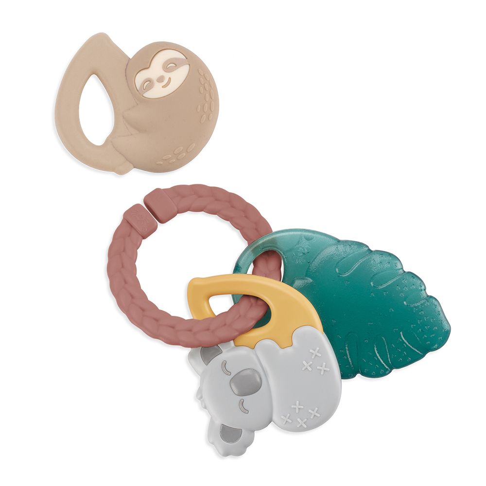 Tropical Itzy Keys™ Textured Ring with Teether + Rattle